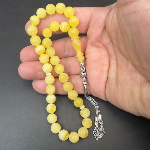 Kaliningrad Damla Kehribar Küre Tespih 9 (mm)