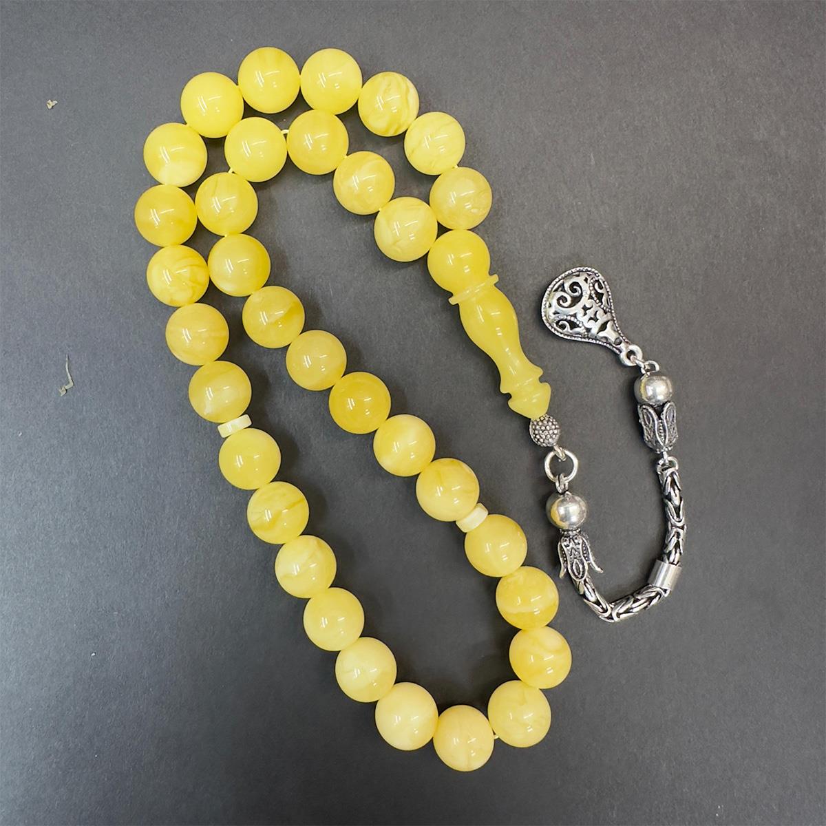 Kaliningrad Damla Kehribar Küre Tespih 9,5 (mm)