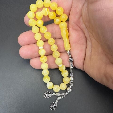 Kaliningrad Damla Kehribar Küre Tespih 8,5 (mm)