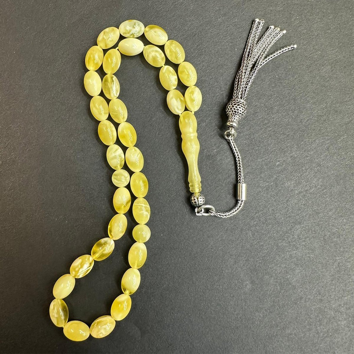 N.N Kaliningrad Damla Kehribar Tespih 5,5*8 (mm)