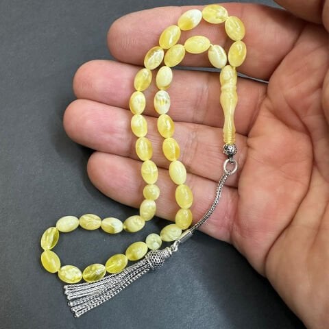 N.N Kaliningrad Damla Kehribar Tespih 5,5*8 (mm)