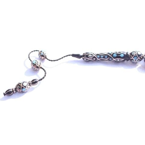 Şerafettin Macit Usta İşçilikli Oltu Tespih 11*13 (mm)