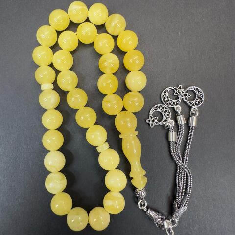 Kaliningrad Damla Kehribar Küre Tespih 8.5 (mm)