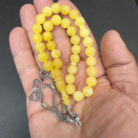 Kaliningrad Damla Kehribar Küre Tespih 8.5 (mm)