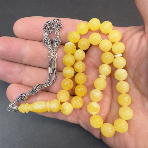 Kaliningrad Damla Kehribar Küre Tespih 8.5 (mm)