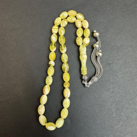 N.N Kaliningrad Damla Kehribar Tespih 5,5*8 (mm)-2