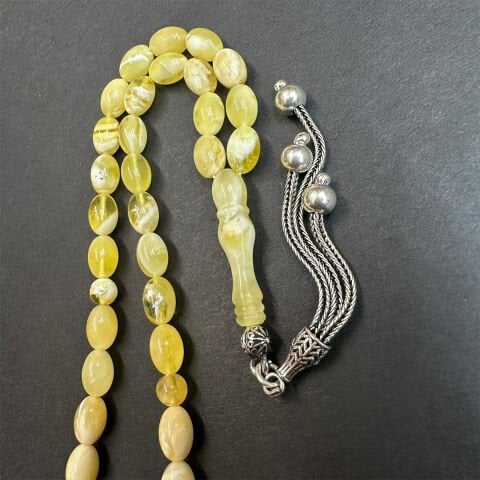 N.N Kaliningrad Damla Kehribar Tespih 5,5*8 (mm)-2