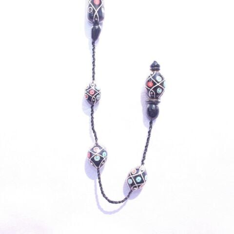 Şerafettin Macit Usta İşçilikli Oltu Tespih 15*20 (mm)