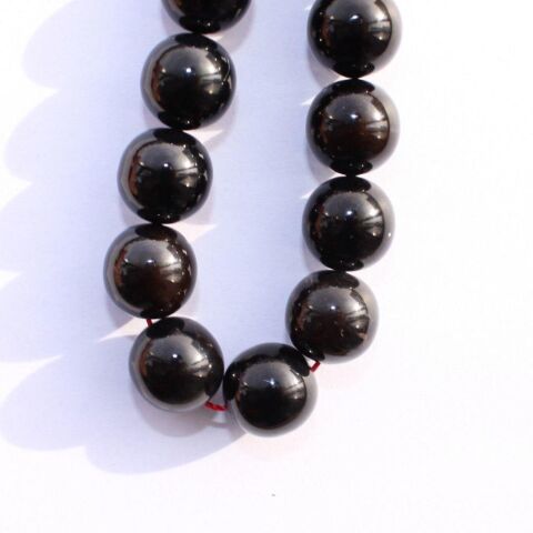 Selim Çelebi Usta İşçilikli Oltu Taşı Tespih 12 (mm)