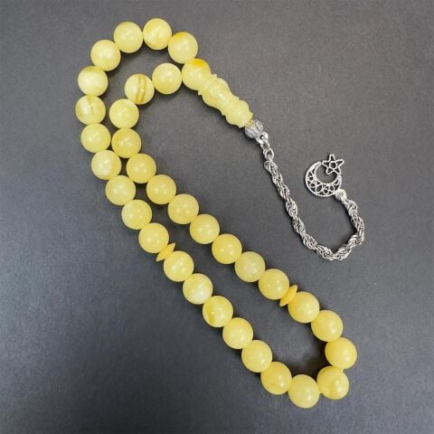 Kaliningrad Damla Kehribar Küre Tespih 7 (mm)