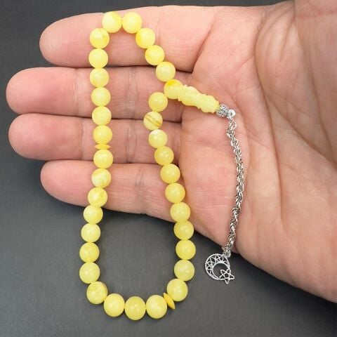 Kaliningrad Damla Kehribar Küre Tespih 7 (mm)