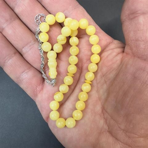 Kaliningrad Damla Kehribar Küre Tespih 7 (mm)