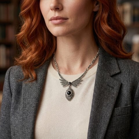 Gümüş Markazit Gümüş Gerdanlık-2