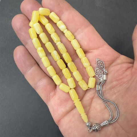 Kaliningrad Damla Kehribar Kapsül Tespih 5,5*8,5 (mm)