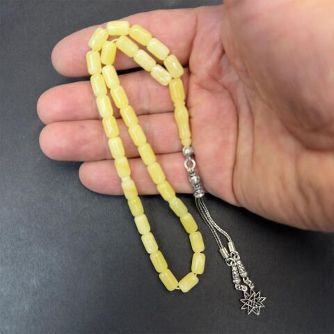 Kaliningrad Damla Kehribar Kapsül Tespih 5,5*8,5 (mm)