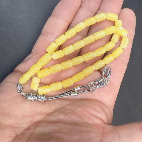 Kaliningrad Damla Kehribar Kapsül Tespih 5,5*8,5 (mm)