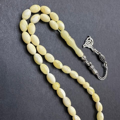 Akça Kaliningrad Damla Kehribar Tespih 5*8 (mm)