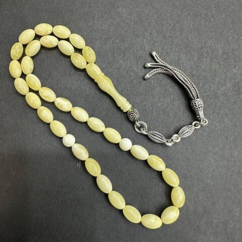 Akça Kaliningrad Damla Kehribar Tespih 5*8 (mm)-1