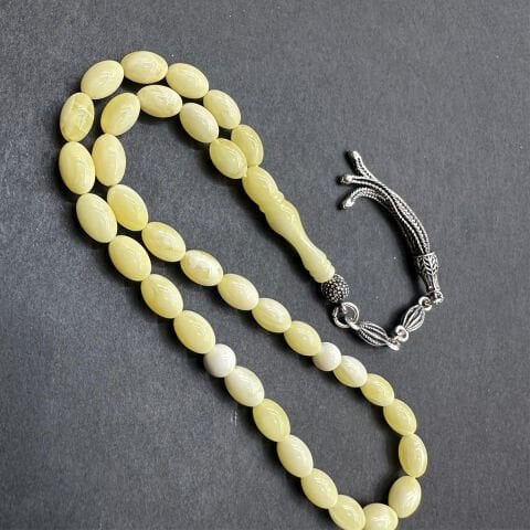 Akça Kaliningrad Damla Kehribar Tespih 5*8 (mm)-1