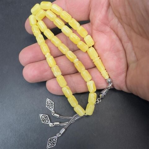 Kaliningrad Damla Kehribar Kapsül Tespih 6*9 (mm)