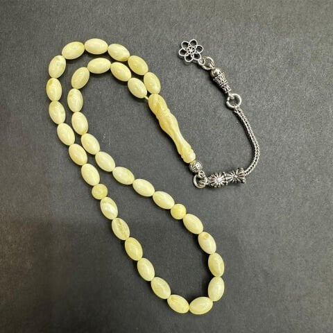 Akça Kaliningrad Damla Kehribar Tespih 5*8 (mm)-2