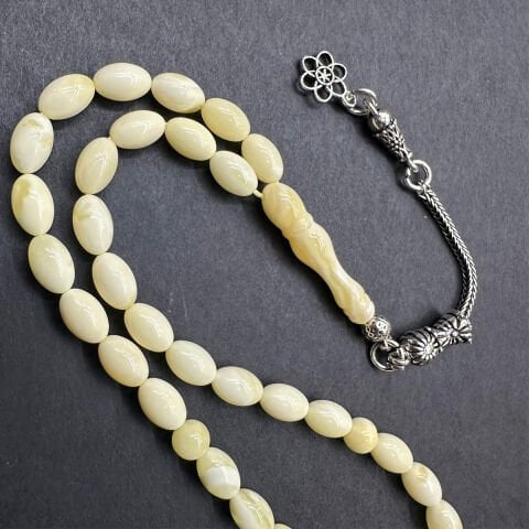 Akça Kaliningrad Damla Kehribar Tespih 5*8 (mm)-2