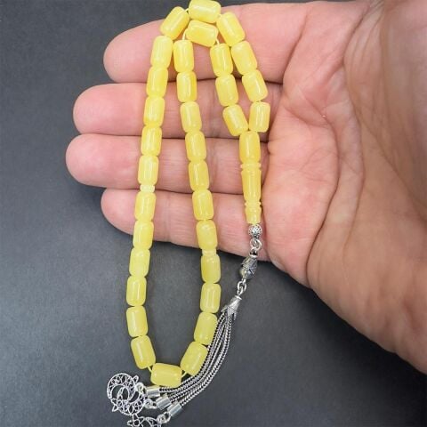 Kaliningrad Damla Kehribar Kapsül Tespih 6*9 (mm)