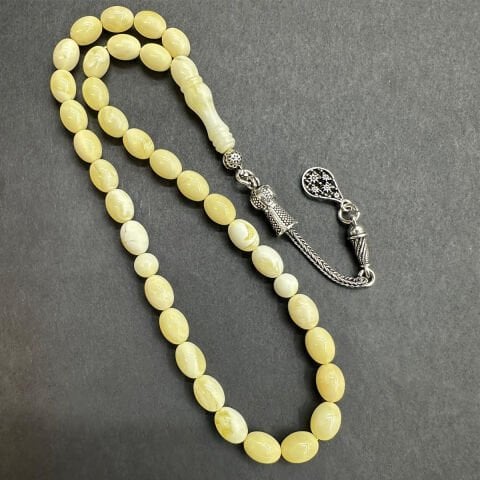 Akça Kaliningrad Damla Kehribar Tespih 6*8 (mm)