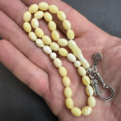 Akça Kaliningrad Damla Kehribar Tespih 6*8 (mm)