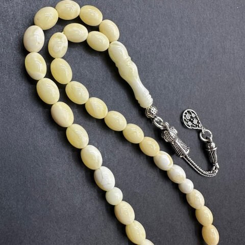 Akça Kaliningrad Damla Kehribar Tespih 6*8 (mm)