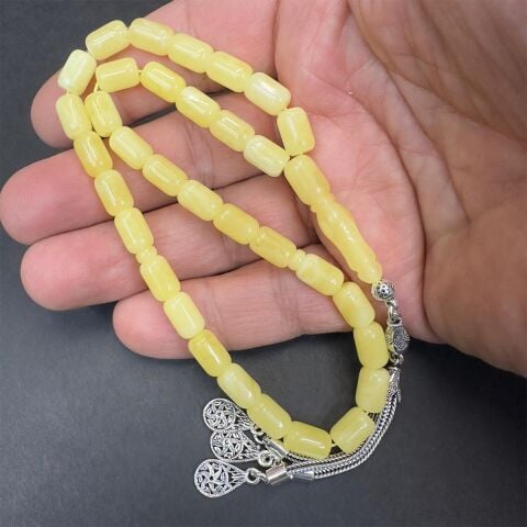 Kaliningrad Damla Kehribar Kapsül Tespih 6*9 (mm)