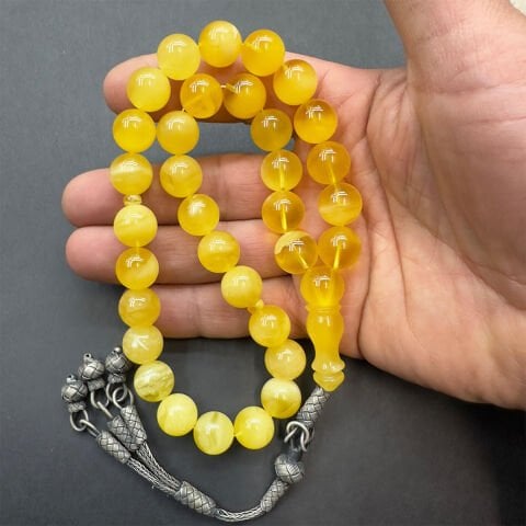 Yarım Ay Kaliningrad Damla Kehribar Tespih 12 (mm)