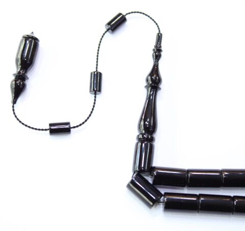 Usta İşçilikli Oltu Taşı Tespih Kesme Model 7*12 (mm)