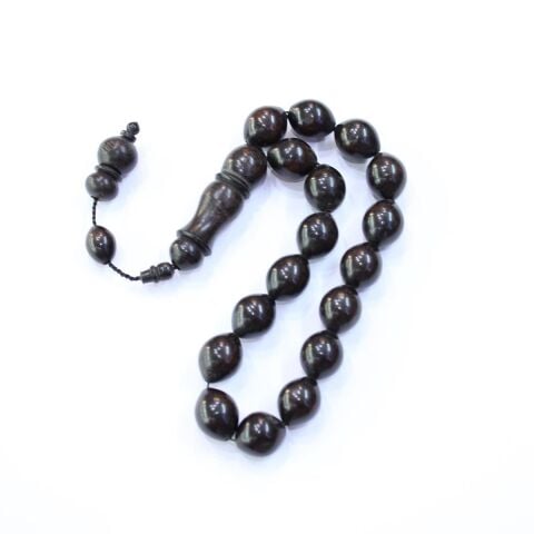 Maskot Abanoz Ağacı Beyzi Tespih 12*14 (mm)