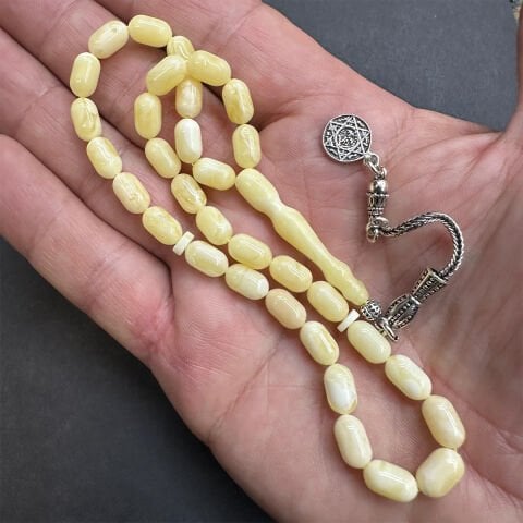 Akça Kaliningrad Damla Kehribar Tespih 5,5*9 (mm)