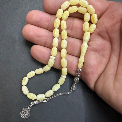 Akça Kaliningrad Damla Kehribar Tespih 5,5*9 (mm)