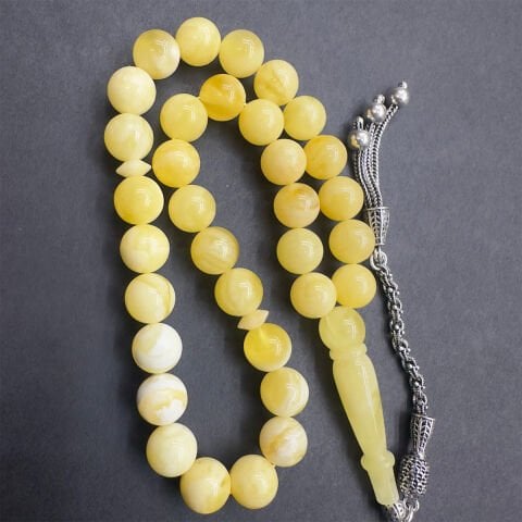 Akça Kaliningrad Damla Kehribar Tespih 9 (mm)