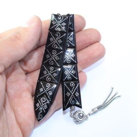 Boynuz Model İşlemeli Balık Tespih