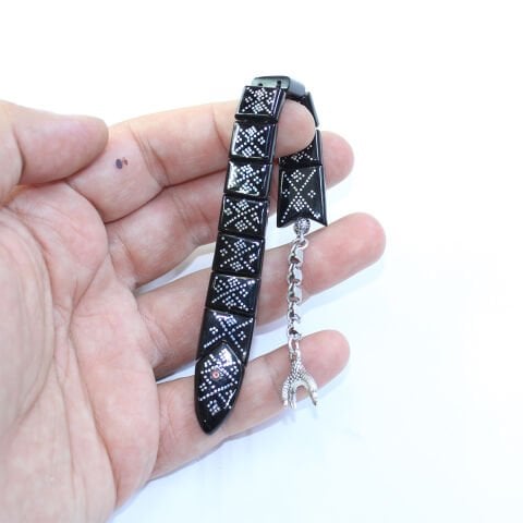 Çarpı Model İşlemeli Balık Tespih