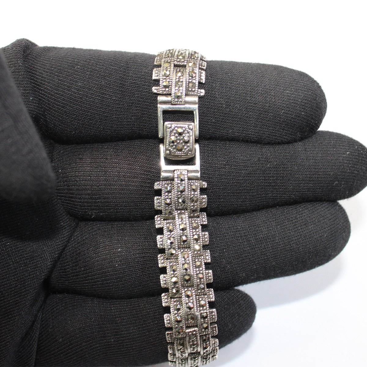 Gümüş Markazit Kadın Kol Saati