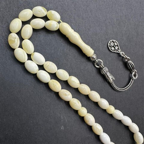 Akça Kaliningrad Damla Kehribar Tespih 5,5*8 (mm)