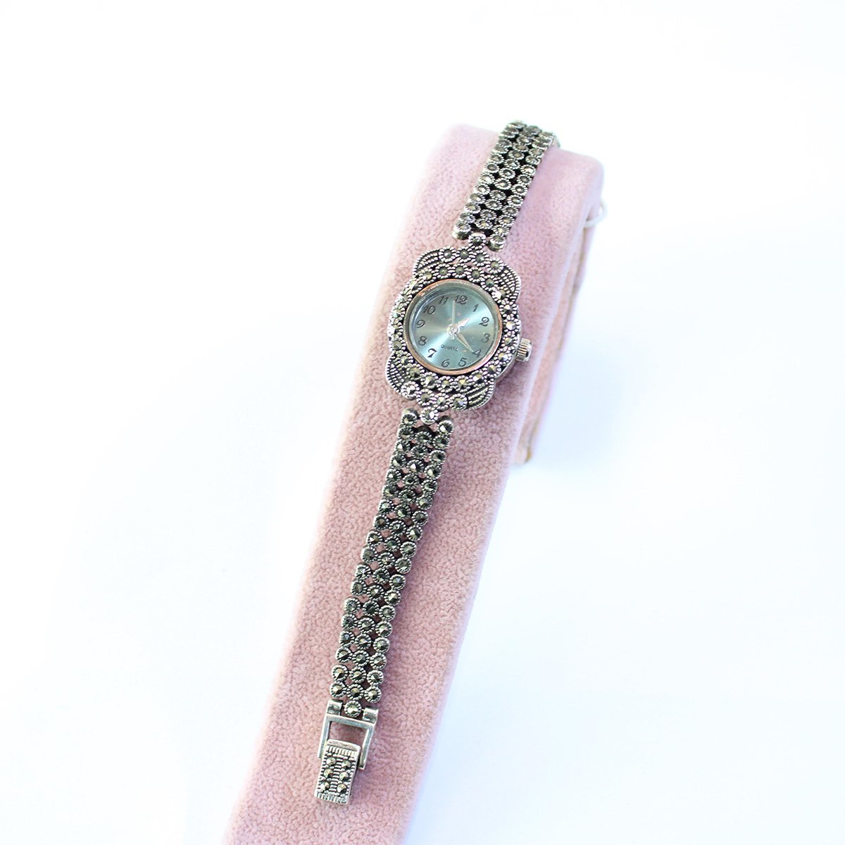 Gümüş Markazit Kadın Kol Saati-1