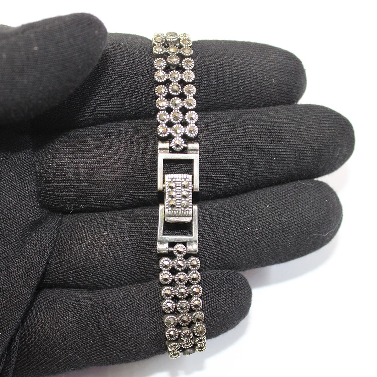 Gümüş Markazit Kadın Kol Saati-1