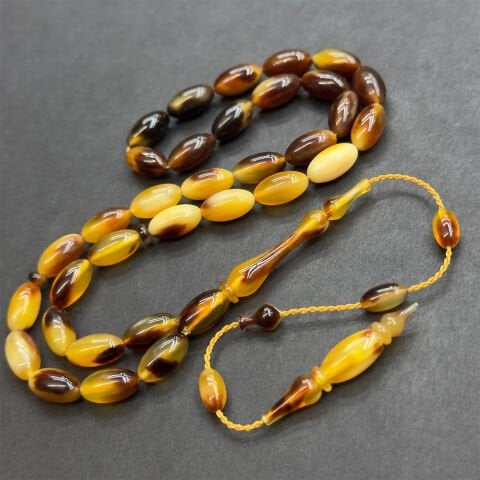 Usta İşi Şişirme Bağa Tespih 6*11 (mm)