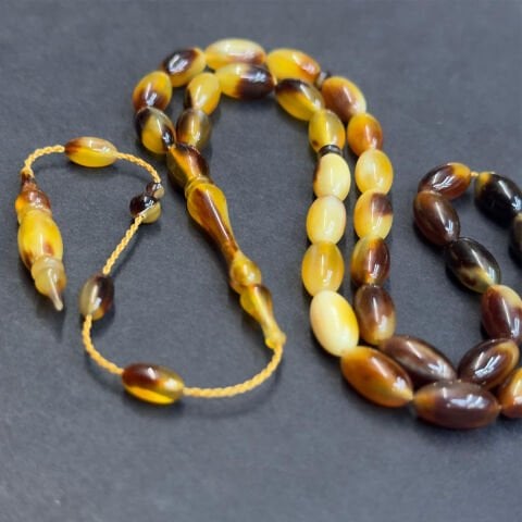 Usta İşi Şişirme Bağa Tespih 6*11 (mm)