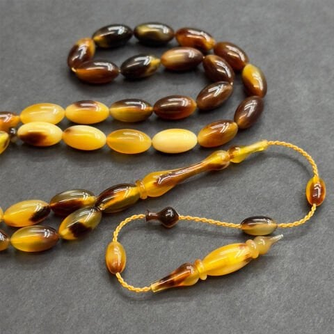 Usta İşi Şişirme Bağa Tespih 6*11 (mm)