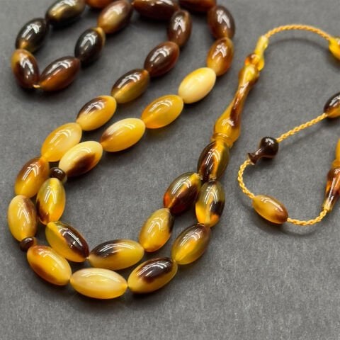 Usta İşi Şişirme Bağa Tespih 6*11 (mm)