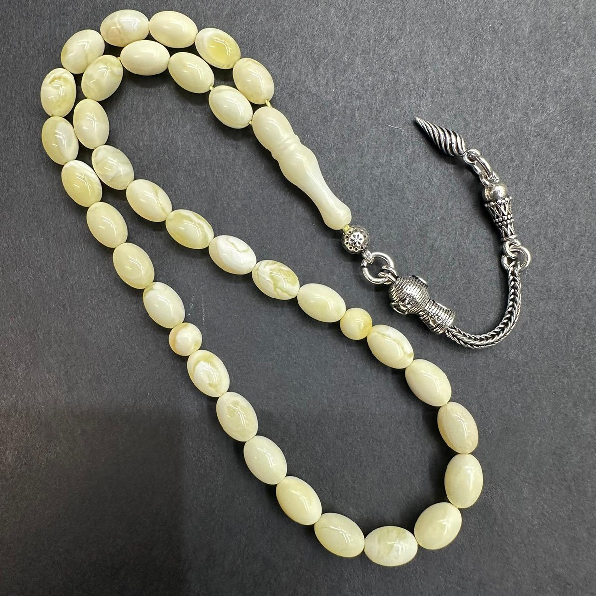 Akça Kaliningrad Damla Kehribar Tespih 5,5*8 (mm)-1