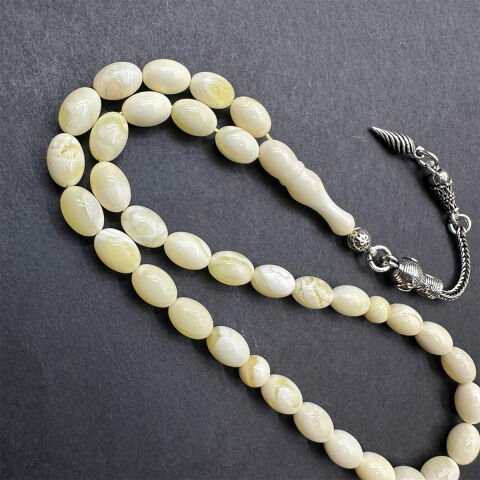 Akça Kaliningrad Damla Kehribar Tespih 5,5*8 (mm)-1