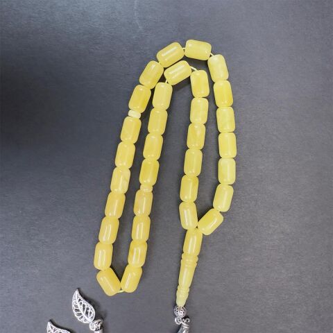 Kaliningrad Damla Kehribar Kapsül Tespih 6*9 (mm)